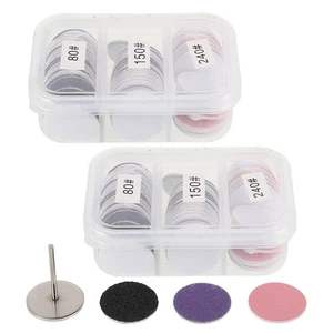  120 Stück Ersatz Schleifpapier Scheiben Füße Schleifen abgestorbene Haut entfernen - Bild 1 von 18