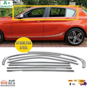 Marco de ventana cromado para BMW Serie 1 F20 8 piezas modelos 2011-2019. Acero inoxidable - Imagen 1 de 9