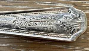 Seltener Vintage The Roosevelt International Silver Company Löffel S. CO. 1930er 40er - Bild 1 von 24