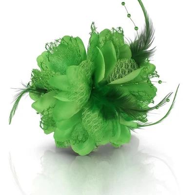 Broche e clipes florais femininos com clipe de cabelo rosa 4,72 polegadas | Glamo... - Imagem 1 de 4