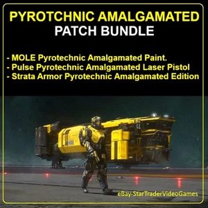 STAR CITIZEN - PYROTECHNIC AMALGAMTED PATCH BUNDLE (LIMITED ITEM) - Picture 1 of 4