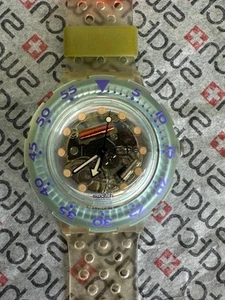 Orologio Swatch JELLY BUBBLES SDK104 1992 Scuba Nuovo Vecchio Stock - Foto 1 di 7