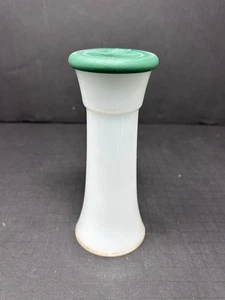Vintage Tupperware #718 Hourglass  Shaker White 6" with Lid - Picture 1 of 4