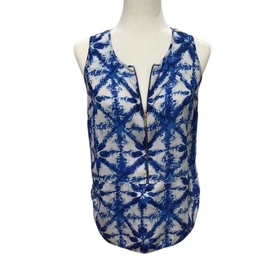 Топ Michael Kors синий без рукавов галстук краситель - маленький - Изображение 1 из 4