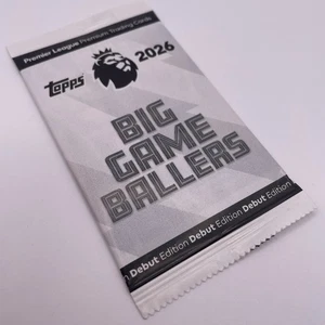 Topps Premier League 2026 Big Game Ballers Limited Edition Sealed Pack of 3 Card - Bild 1 von 1