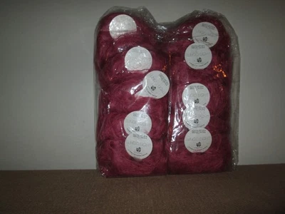 10 novelos FILATURA DI CROSA Lungo rosa claro mistura de mohair fio - Imagem 1 de 4