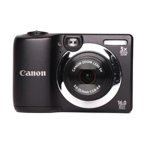 Canon PowerShot A1400 HD 16.0MP Digital Camera - Black - FULLY WORKING - Picture 1 of 8