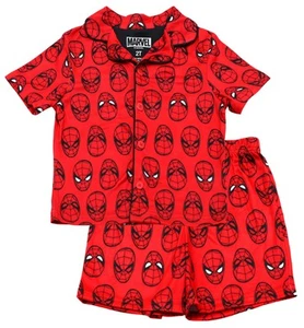 Marvel Spiderman Pajamas for Boys, 2 Piece Spiderman Pjs for Toddler Boys - Picture 1 of 5