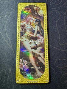 Goddess Sexy Hancock Shirahoshi Card Metal Waifu Doujin Numbered One Piece - Picture 1 of 4
