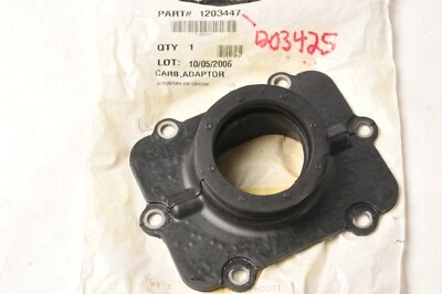 Genuine Polaris 1203447 Carb Mounting Flange intake socket - 600 HO IQ RMK 07-09 - Image 1 of 2