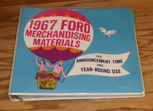 Original 1967 Ford Car & Truck Merchandising Materials Dealer Album 67 Mustang - Picture 1 of 9
