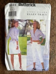 Butterick 6644 Wrap Shirt w/pants & skirt Sewing Pattern Sizes 18-20-22 Uncut - Picture 1 of 2