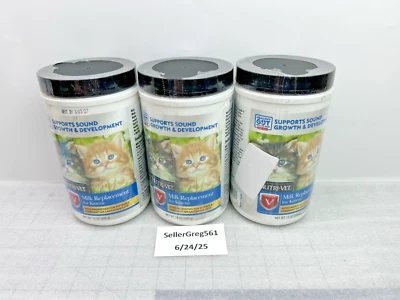 Reemplazo de leche Nutri-Vet para gatitos - 12 onzas - BB 03/03/27 (LOTE DE 3) Foto 1 de 4