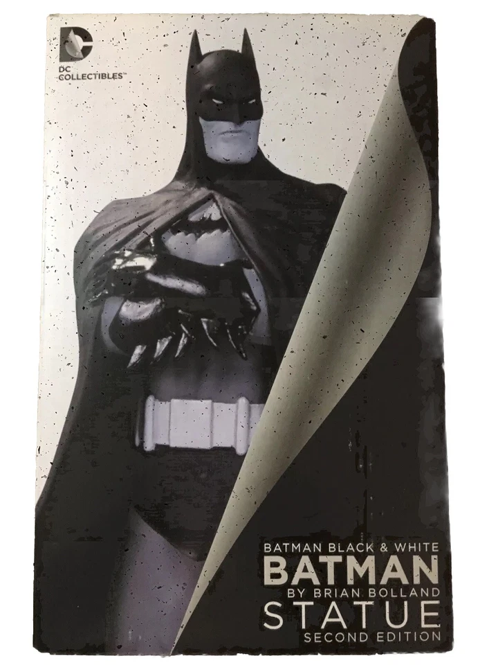 Batman Black & White 7 Inch Statue Figure by Brian Bolland 2nd Edition ￼ - Image 1 of 4