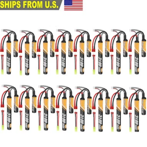 1100mAh 3.7V Lithium Lipo Battery 3C JST 1.25 Plug for Arduino Nodemcu ESP32 US - Picture 1 of 13