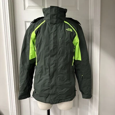 The North Face Vortex Tri 气候滑雪夹克男式小号深雪松/力量绿色 — 第 1/4 张图片