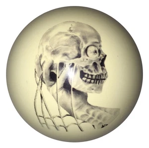 Pool/Billiards Custom Cue Ball Skull in Hand NEW! - Picture 1 of 1