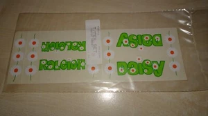 AUTÉNTICAS PEGATINAS/CALCOMANÍAS DE COLECCIÓN RALEIGH MARGARITA TRIKE MARCO DE BICICLETA - Imagen 1 de 5