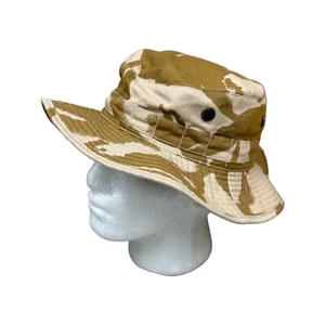 British Army Desert DPM Boonie Combat Camoufalge Hat - Size 55 - Picture 1 of 5