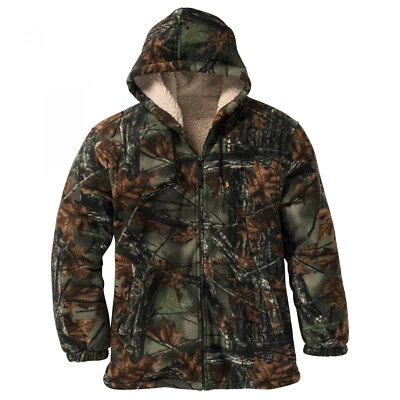 il Lago Basic Herren Thermo Fleecejacke (camouflage)