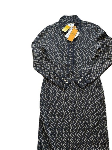 Autentico abito Fendi vintage maglia lana taglia 46 fondo di magazzino non