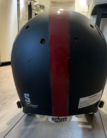 NIB Schutt Stanford Cardinal Authentic Full Size Helmet Black Tree Cover