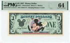 1987 $1 Disney Dollar Mickey Signed "Harry Brice 10-3-87" PMG 64 (DIS1)