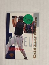 Garret Anderson Gold Leaf Rookies baseball Card 2 of 16