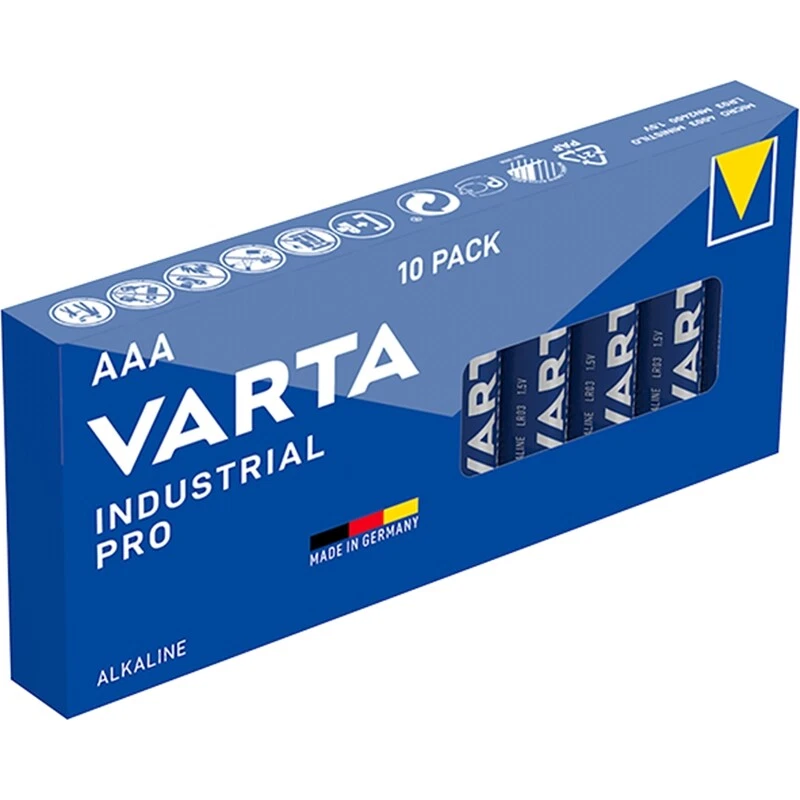 40x Batterien Micro Pro AAA LR3 LR03 MN2400 VARTA 4003 Industrial Pro 4x10 - Bild 1 von 1