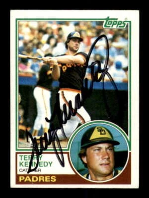 1983 Topps #274 Terry Kennedy AUTOGRAPHED!!! Padres 235955 - Image 1 of 2