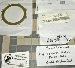 KAWASAKI KDX80 13088-1010 BARNETT K-90 CLUTCH DISC NOS 1 QUANTITY FREE SHIPPING - Bild 1 von 1
