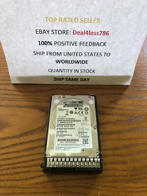 HP 1.2TB 6G 10K 2.5" SAS 718162-B21 718292-001 726480-001 Gen8 HDD Hard Drive - Image 1 of 4