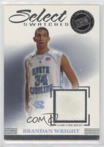2007-08 Press Pass Legends Select Swatches Brandan Wright #SS-BW Rookie RC