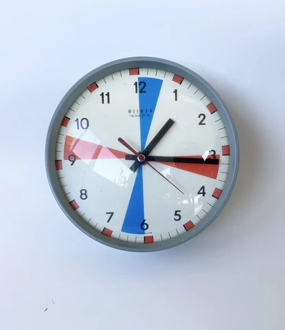 Vintage Weimar GDR German Maritime Ship Radio Room Clock Cover