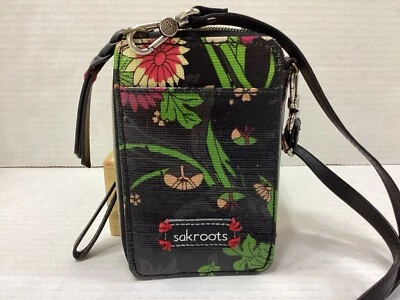 Sakroots Boho Chic Multicolor Estampado Floral Smartphone Cartera Muñequera Cartera Foto 1 de 4