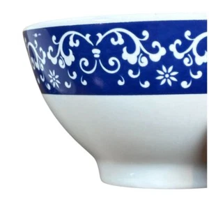 ND Exclusive China Blue And White Bowls Floral Design Cottagecore Kitchen Decor - Picture 1 of 7