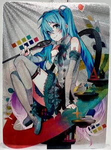 Göttinnengeschichte - Hatsune Miku Anime Waifu Bishoujo Doujin Karte Holo ACG/CCG - Bild 1 von 2