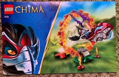 LEGO CHIMA 70100 RING OF FIRE INSTRUCTION BOOKLET MANUAL ONLY - Image 1 of 2