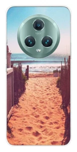 Coque en silicone imprimée compatible Huawei Honor Magic 5 Pro 5G Chemin de plag - Picture 1 of 3