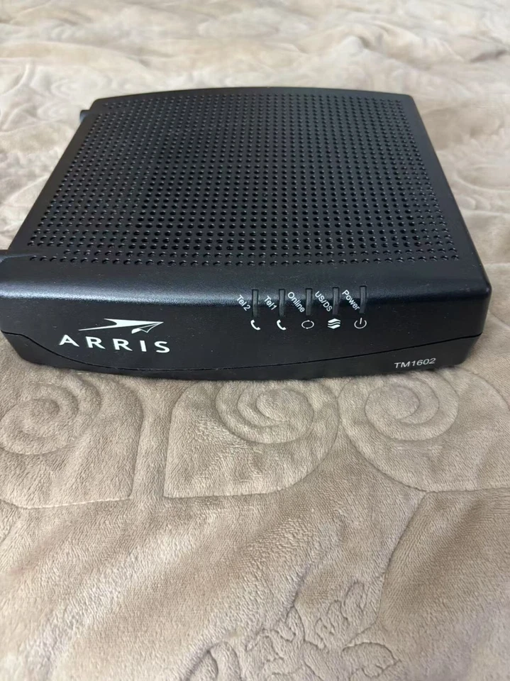 Arris TM1602A Docsis 3.0 Telephony Cable Modem  for Charter Optimum Cablevision - Image 1 of 3