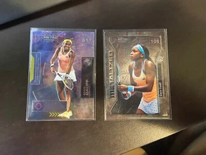 2021 Skybox Metal Universe Champions Coco Gauff 2 Card ROOKIE LOT - Picture 1 of 2