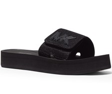 michael kors black and white sandals