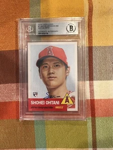 2018 TOPPS Living Set SHOHEI OHTANI RC Authentic Auto By Mayumi Seto RARE💎💎 - Picture 1 of 2