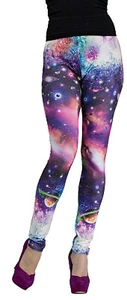 Leggings elásticos cómodos estampados de galaxia celestial cósmica mundo - Imagen 1 de 1
