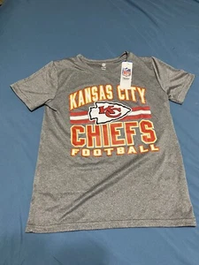 NFL Kansas City Chiefs grafisches T-Shirt, grau Damen Größe 10/12 grau grau - Bild 1 von 6