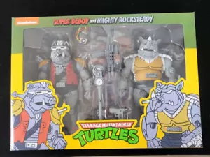 Confezione multipla NECA TMNT Super Bebop e Mighty Rocksteady - Foto 1 di 2