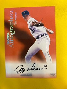 D63281  2000 SkyBox Autographics #125 Jeff Weaver