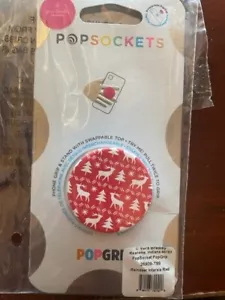Vera Bradley Popsocket Reindeer Intarsia Red Holiday Brand New in Package - Picture 1 of 1
