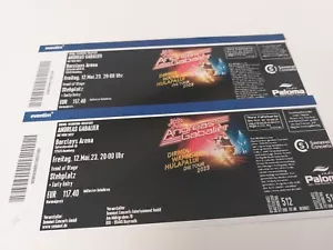 2 Konzertkarten Andreas Gabalier 12.05.23 Hamburg Barclays Arena Stehplätze - Bild 1 von 3