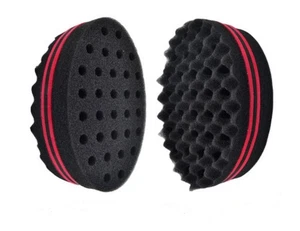 Paquete de 1 cepillo de esponja para torcer cabello afro de doble cara - herramienta de bloqueo de rizos y bobina Dread - Imagen 1 de 6